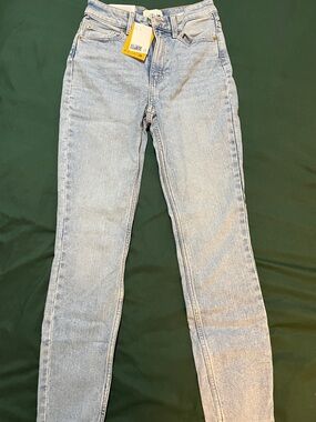 H&M Light Blue Skinny High-Rise Jeans